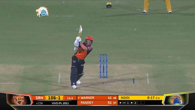 M23: CSK vs SRH – David Warner Six