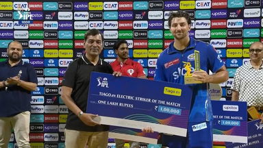 M42: MI vs RR – TIAGO.ev Electric Striker of the Match – Tim David