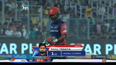 M13: KKR vs DD – Rahul Tewatia Wicket