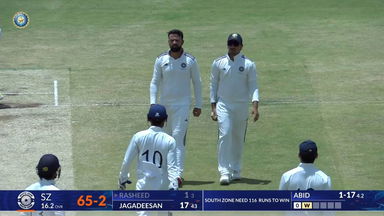 Duleep Trophy 2026 SF2, SZ vs NZ: South Zone 2nd Innings Fall of Wickets