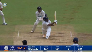 IND vs NZ 2024, 1ST Test: Sarfaraz Khan Six