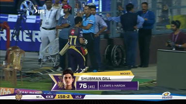 M47: KKR vs MI – Shubman Gill Wicket