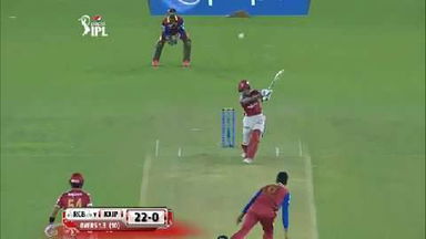 M50: KXIP vs RCB – Wriddhiman Saha Six