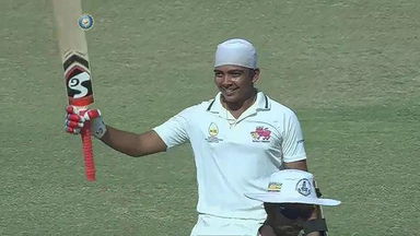 A slice of luck on 99 and teenager Prithvi Shaw gets his maiden FC ton