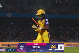 Wicket: Match 3, Gujarat Giants vs UP Warriorz, WPL 2025: Uma Chetry Wicket