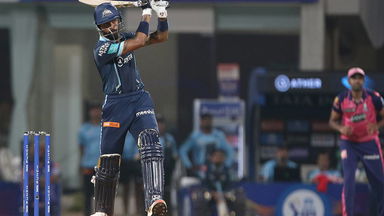 Hardik hammers 2 consecutive sixes in one R Ashwin over