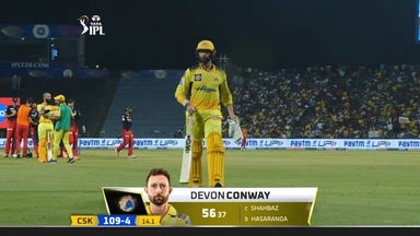 M49: RCB vs CSK – Devon Conway Wicket