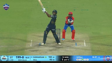IPL 2025 M60: DC vs GT - Sai Sudharsan Six