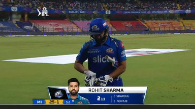 M69: MI vs DC – Rohit Sharma Wicket