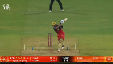 IPL 2025 M65: RCB vs SRH - Virat Kohli Six