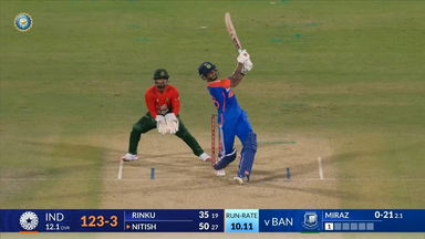 IND vs BAN 2024, 2nd T20I: Nitish Reddy Six
