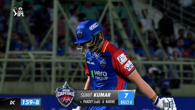 M16: DC vs KKR –  Sumit Kumar Wicket