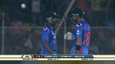 2ND ODI: IND vs SL – Ambati Rayudu Six