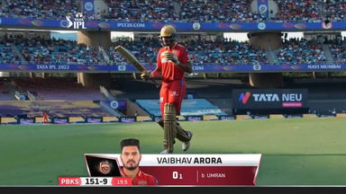 M28: PBKS vs SRH – Vaibhav Arora Wicket