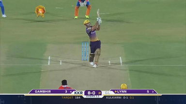 M3: GL vs KKR – Chris Lynn Six