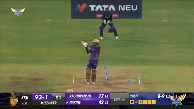 M54: LSG vs KKR – Sunil Narine Six
