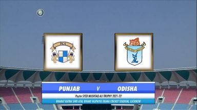 Syed Mushtaq Ali Trophy 2021-22, Punjab vs Odisha: Match Highlights