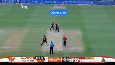 M11: SRH vs RCB –  Jonny Bairstow Six