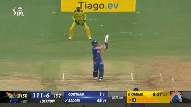 M45: LSG vs CSK –  Ayush Badoni  Six