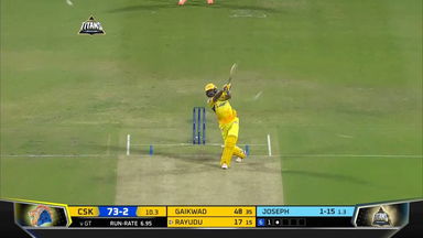 M29: GT vs CSK – Ambati Rayudu Six