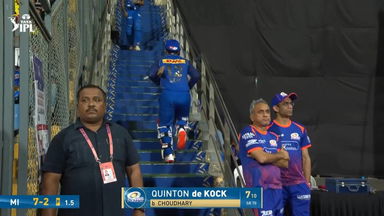 IPL 2026 M33: MI vs CSK - Quinton De Kock Wicket
