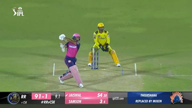 M37: RR vs CSK – Yashasvi Jaiswal Six