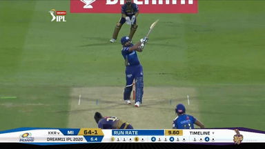 M05: KKR vs MI – Rohit Sharma Six