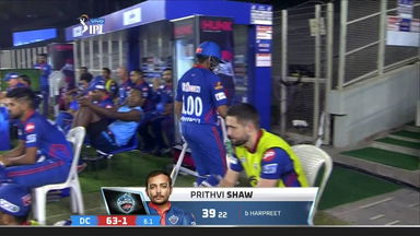 M29: PBKS vs DC – Prithvi Shaw Wicket