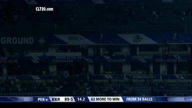 CLT20 2014 M10: KKR vs PER  –   Super Sixes