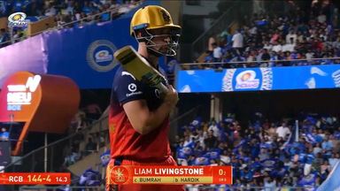 IPL 2025 M21: MI vs RCB - Liam Livingstone Wicket