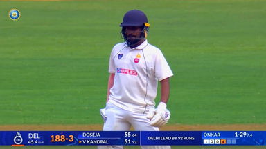 Ranji Trophy 2025-26, Mumbai vs Delhi: Vaibhav Kandpal's calm and composed knock of 61(107)
