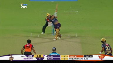 M02: KKR vs SRH – Chris Lynn Six