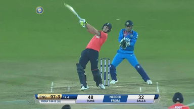 IND vs ENG 2017, 2nd T20I : Ben Stokes Six