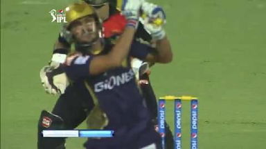 M38: KKR vs SRH – Manish Pandey Six
