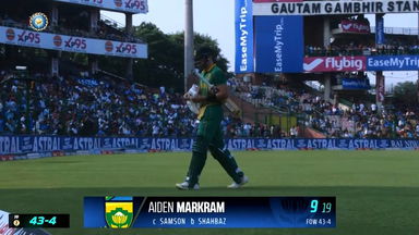 IND vs SA 2022, 3RD ODI: Aiden Markram  Wicket