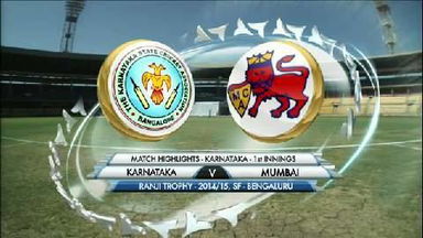 Ranji Trophy 2014-15: Karnataka v Mumbai, Karnataka 1st Innings Highlights