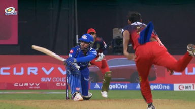 IPL 2025 M21: MI vs RCB - Tilak Varma Six