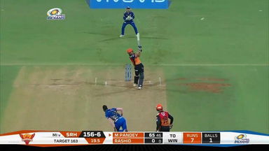 M51: MI vs SRH – Manish Pandey Six
