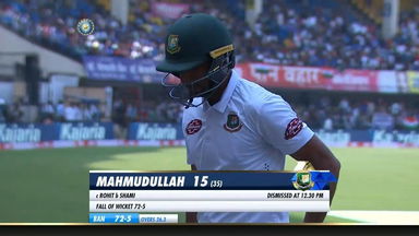 IND vs BAN 2019, 1st Test, Day 3: Mahmudullah Wicket