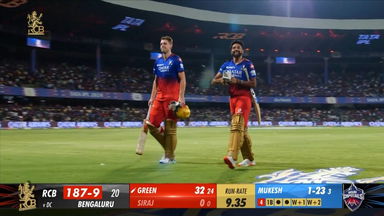 M62: RCB vs DC – Mohammed Siraj Wicket