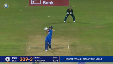 IND vs AUS 2023-24, 2ND T20I: Rinku Singh Six