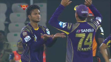 M43: SRH vs KKR– Fall of Wickets