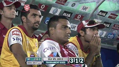 Match 33 KXIP vs MI – Rayudu's 1st Six