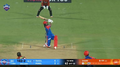 IPL 2025 M10: DC vs SRH - KL Rahul Six