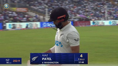 IND vs NZ 2024, 2nd Test: Ajaz Patel Wicket