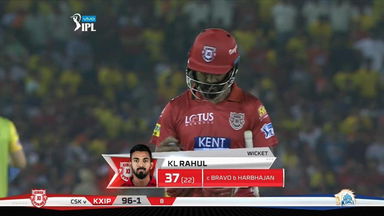 M12: KXIP vs CSK – KL Rahul Wicket