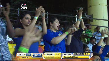 M43: CSK vs MI – Francois du Plessis Wicket