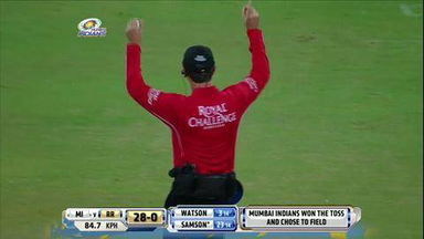 M56: MI vs RR – Sanju Samson Six
