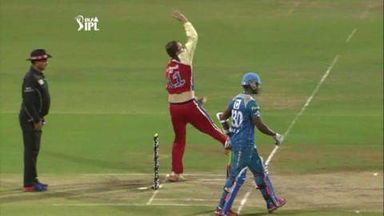 Match 21 RCB vs PWI – Uthappa's Wicket
