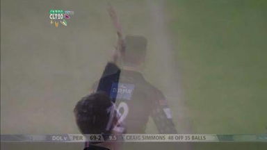 M4: DOL vs PER –  Craig Simmons Wicket